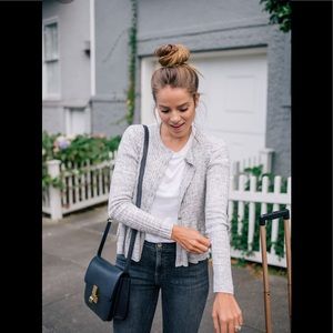 Old navy grey cable knit crop cardigan sweater
